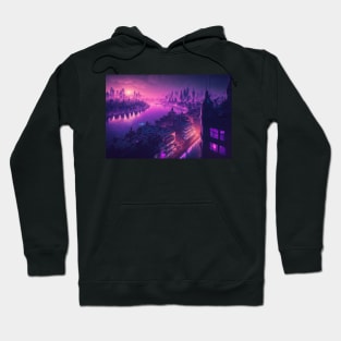 Cyberpunk Amsterdam River Hoodie